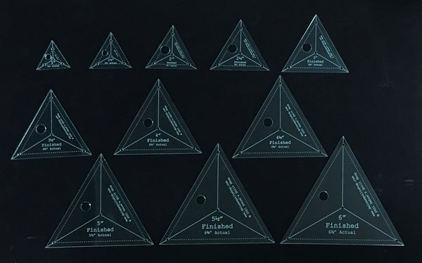 1-3” Equilateral Triangle Fussy Cut Set