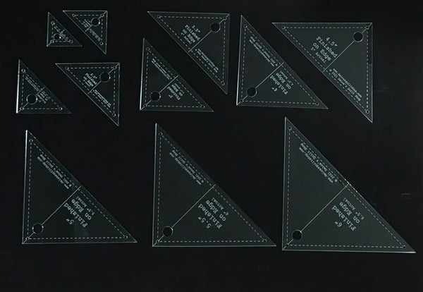 1-6” Isosceles Triangle Fussy Cut Set